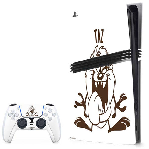Looney Tunes Taz Big Head PlayStation PS5 Skins